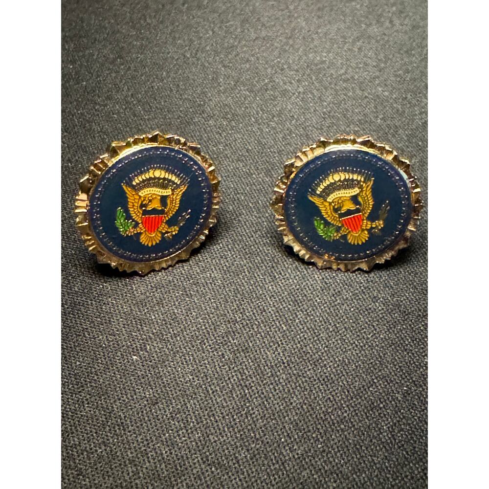 Vintage Presidential Cuff Links Signed VWE Numbered